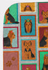 Lots of Black and Tan Yorkie Artwork Pattern Quilted Throw Blanket 50" x 60" product image at NuMercy 5