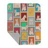 Lots of Wheaten Scottish Terrier Artwork Pattern Quilted Throw Blanket 50" x 60" product image at NuMercy