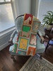 Lots of Wheaten Scottish Terrier Artwork Pattern Quilted Throw Blanket 50" x 60" product image at NuMercy 4