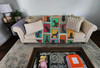 Lots of Black Schnauzer Artwork Pattern Quilted Throw Blanket 50" x 60" product image at NuMercy 2