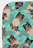 Blue Merle Sheltie Artwork Pattern Quilted Throw Blanket 50" x 60" product image at NuMercy 5