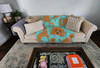 Golden Retriever Artwork Pattern Quilted Throw Blanket 50" x 60" product image at NuMercy 2