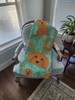 Golden Retriever Artwork Pattern Quilted Throw Blanket 50" x 60" product image at NuMercy 4