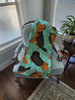 Black and Tan Yorkie Artwork Pattern Quilted Throw Blanket 50" x 60" product image at NuMercy 4