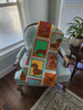 Lots of Chocolate and Tan Dachshund Artwork Pattern Quilted Throw Blanket 50" x 60" product image at NuMercy 4