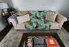 Airedale Terrier Artwork Pattern Quilted Throw Blanket 50" x 60" product image at NuMercy 2