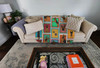 Lots of German Shepherd Artwork Pattern Quilted Throw Blanket 50" x 60" product image at NuMercy 2