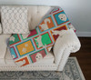 Lots of Great Pyrenees Artwork Pattern Quilted Throw Blanket 50" x 60" product image at NuMercy 3