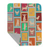 Lots of Chihuahua Artwork Pattern Quilted Throw Blanket 50" x 60" product image at NuMercy
