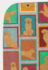 Lots of Golden Retriever Artwork Pattern Quilted Throw Blanket 50" x 60" product image at NuMercy 5