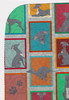 Lots of Italian Greyhound Artwork Pattern Quilted Throw Blanket 50" x 60" product image at NuMercy 5