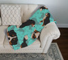 Bernese Mountain Dog Artwork Pattern Quilted Throw Blanket 50" x 60" product image at NuMercy 3
