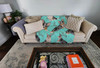 Blue Merle Welsh Cardigan Corgi Artwork Pattern Quilted Throw Blanket 50" x 60" product image at NuMercy 2