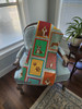 Lots of Red Boston Terrier Artwork Pattern Quilted Throw Blanket 50" x 60" product image at NuMercy 4