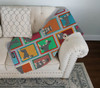 Lots of Schnauzer Artwork Pattern Quilted Throw Blanket 50" x 60" product image at NuMercy 3