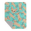 Chihuahua Artwork Pattern Quilted Throw Blanket 50" x 60" product image at NuMercy