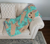 Chihuahua Artwork Pattern Quilted Throw Blanket 50" x 60" product image at NuMercy 3