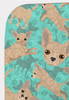 Chihuahua Artwork Pattern Quilted Throw Blanket 50" x 60" product image at NuMercy 5
