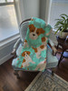 Red and White Jack Russell Terrier Artwork Pattern Quilted Throw Blanket 50" x 60" product image at NuMercy 4