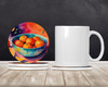 Colorful Oranges Large Sandstone Absorbent Round Coasters Pack of 4 DAC1853 product image at NuMercy 2