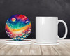 Colorful Daisies Large Sandstone Absorbent Round Coasters Pack of 4 DAC1951 product image at NuMercy 2