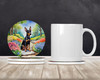 Manchester Terrier Spring Path Large Sandstone Absorbent Round Coasters Pack of 4 product image at NuMercy 2