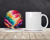 Colorful Azaleas Large Sandstone Absorbent Round Coasters Pack of 4 DAC1928 product image at NuMercy 2