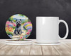 Skye Terrier Spring Path Large Sandstone Absorbent Round Coasters Pack of 4 product image at NuMercy 2
