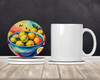 Colorful Lemons Large Sandstone Absorbent Round Coasters Pack of 4 DAC1852 product image at NuMercy 2