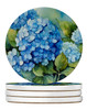Hydrangeas in Watercolor Large Sandstone Absorbent Round Coasters Pack of 4 DAC1580 product image at NuMercy