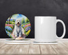 Komondor Spring Path Large Sandstone Absorbent Round Coasters Pack of 4 product image at NuMercy 2