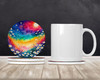 Colorful Daisies Large Sandstone Absorbent Round Coasters Pack of 4 DAC1950 product image at NuMercy 2