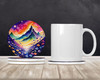 Colorful Violets Large Sandstone Absorbent Round Coasters Pack of 4 DAC1998 product image at NuMercy 2