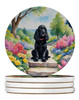 Cocker Spaniel Spring Path Large Sandstone Absorbent Round Coasters Pack of 4 DAC6606 product image at NuMercy
