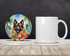 Belgian Tervuren Luau Large Sandstone Absorbent Round Coasters Pack of 4 product image at NuMercy 2