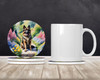 Belgian Tervuren Spring Path Large Sandstone Absorbent Round Coasters Pack of 4 product image at NuMercy 2