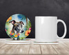 Greyhound Luau Large Sandstone Absorbent Round Coasters Pack of 4 DAC6449 product image at NuMercy 2