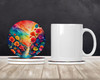 Colorful Begonias Large Sandstone Absorbent Round Coasters Pack of 4 DAC1930 product image at NuMercy 2