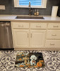 Bichon Frise Fall Kitchen Pumpkins Memory Foam Bath/Kitchen Mat DAC1742 product image at NuMercy 2