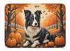 Border Collie Fall Memory Foam Bath/Kitchen Mat product image at NuMercy