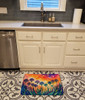Agapanthus in Color Memory Foam Bath/Kitchen Mat product image at NuMercy 2