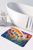 Agapanthus in Color Memory Foam Bath/Kitchen Mat product image at NuMercy 3