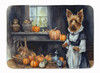Australian Terrier Fall Kitchen Pumpkins Memory Foam Bath/Kitchen Mat product image at NuMercy