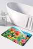 Hawaii Hawaiian Hibiscus in Watercolor Memory Foam Bath/Kitchen Mat DAC1642 product image at NuMercy 3