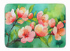 Delaware Peach Blossom in Watercolor Memory Foam Bath/Kitchen Mat DAC1635 product image at NuMercy