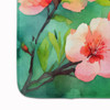 Delaware Peach Blossom in Watercolor Memory Foam Bath/Kitchen Mat DAC1635 product image at NuMercy 4