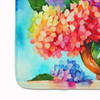 Hydrangeas in Watercolor Memory Foam Bath/Kitchen Mat DAC1576 product image at NuMercy 4
