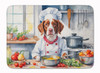 Brittany Spaniel The Chef Memory Foam Bath/Kitchen Mat product image at NuMercy
