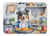 Australian Shepherd The Chef Memory Foam Bath/Kitchen Mat product image at NuMercy