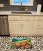 Iowa Wild Prairie Roses in Watercolor Memory Foam Bath/Kitchen Mat DAC1652 product image at NuMercy 2